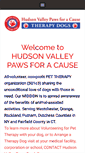 Mobile Screenshot of hudsonvalleypawsforacause.org